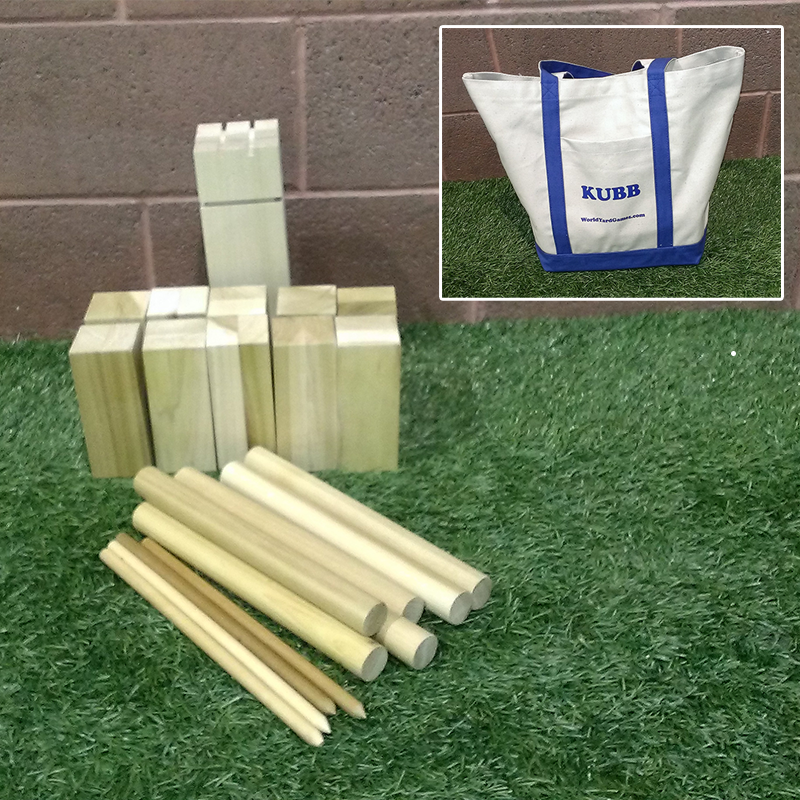 Yard Games Kubb Regulation Size Outdoor Tossing Game With Carrying Case and for sale online 